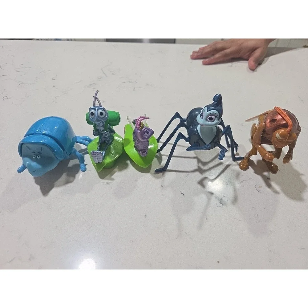 Lot of 5 McDonalds General Mills Disney Pixar A Bug's Life Toy Figures Toys